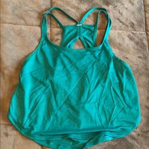 Lululemon teal Crop Top